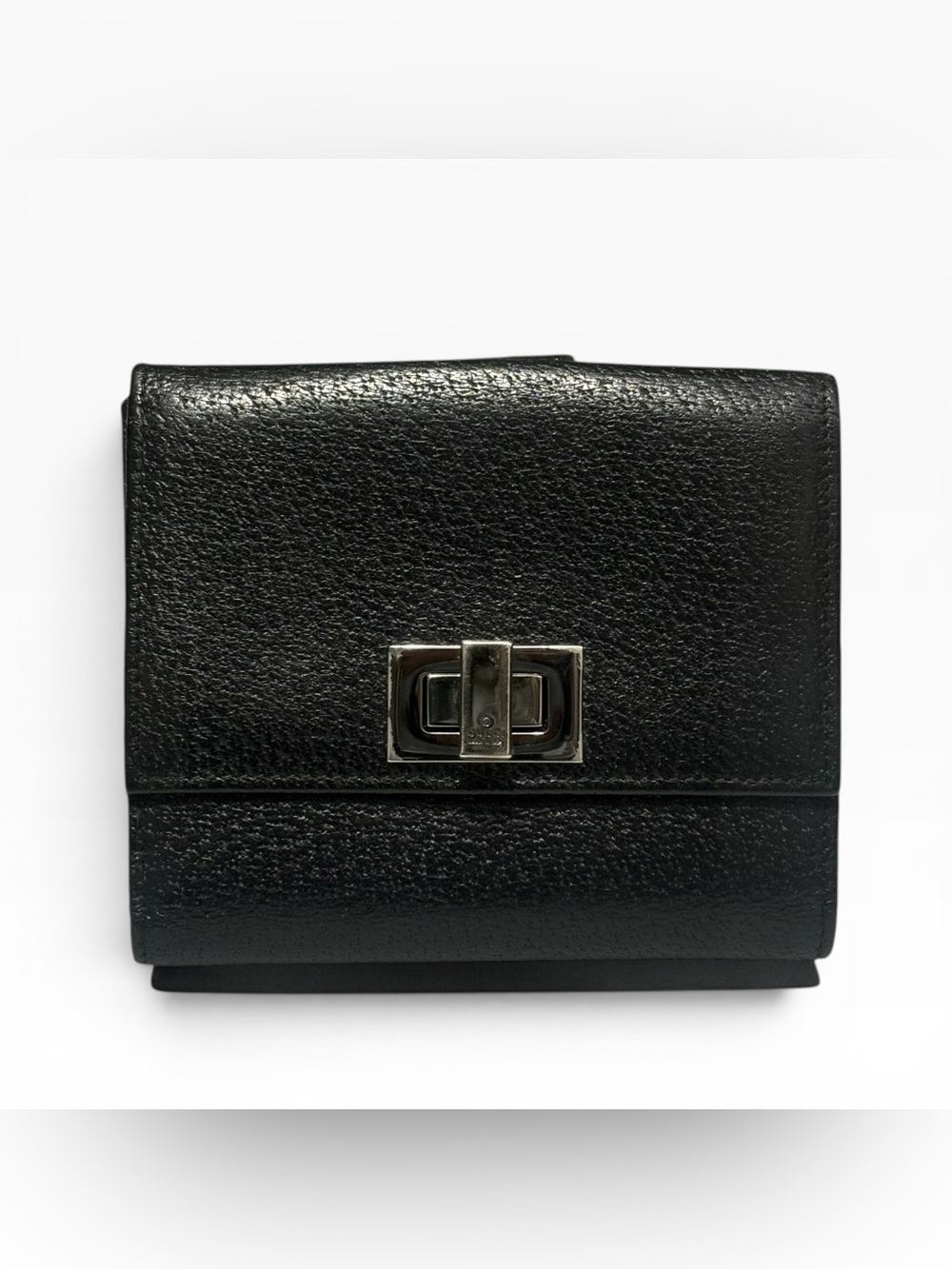 Black Gucci Twist Lock Wallet